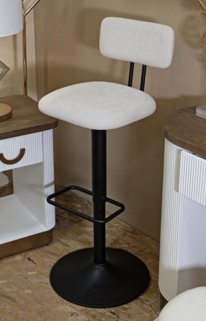 SGABELLO BAR LIGHT BIANCO CM 41X47,5X85-106,5(SEDUTA CM 61-83) SET 2PCS - immagine 8
