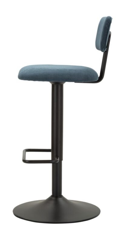 SGABELLO BAR LIGHT NAVY CM 41X47,5X85-106,5(SEDUTA CM 61-83) SET 2PCS - immagine 3
