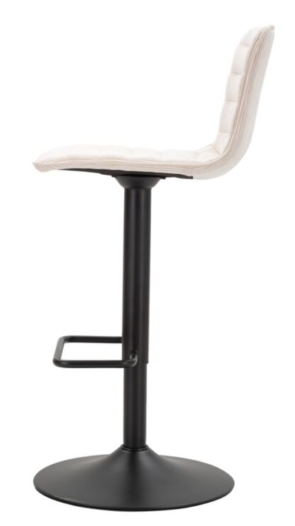 SGABELLO BAR HIGH BIANCO CM 43X49,5X85,5-107(SEDUTA CM 61-82,5) SET 2PCS - immagine 3