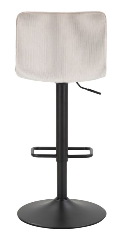 SGABELLO BAR HIGH BIANCO CM 43X49,5X85,5-107(SEDUTA CM 61-82,5) SET 2PCS - immagine 5