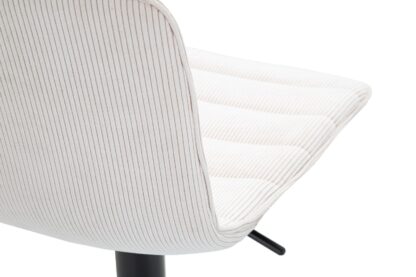 SGABELLO BAR HIGH BIANCO CM 43X49,5X85,5-107(SEDUTA CM 61-82,5) SET 2PCS - immagine 6