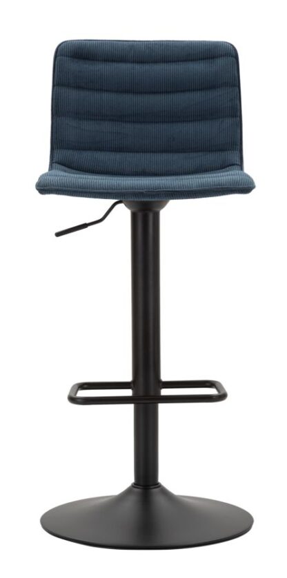 SGABELLO BAR HIGH NAVY CM 43X49,5X85,5-107(SEDUTA CM 61-82,5) SET 2PCS - immagine 2