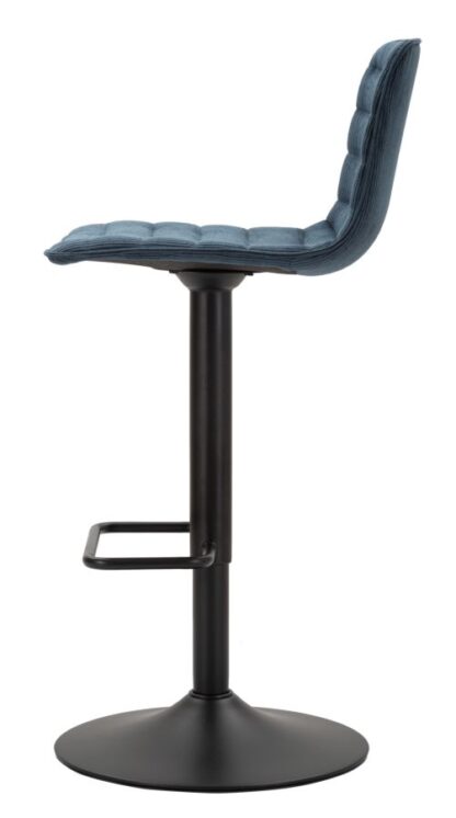 SGABELLO BAR HIGH NAVY CM 43X49,5X85,5-107(SEDUTA CM 61-82,5) SET 2PCS - immagine 3