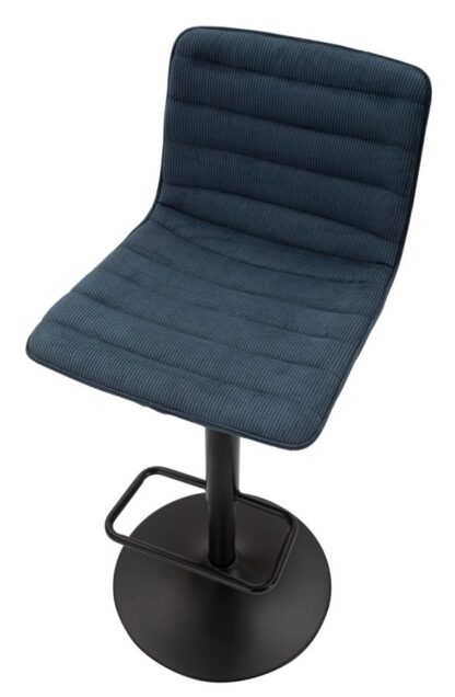 SGABELLO BAR HIGH NAVY CM 43X49,5X85,5-107(SEDUTA CM 61-82,5) SET 2PCS - immagine 4