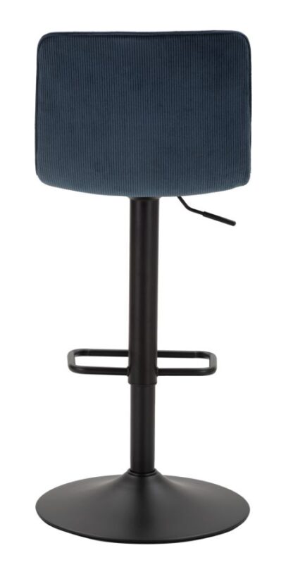 SGABELLO BAR HIGH NAVY CM 43X49,5X85,5-107(SEDUTA CM 61-82,5) SET 2PCS - immagine 5
