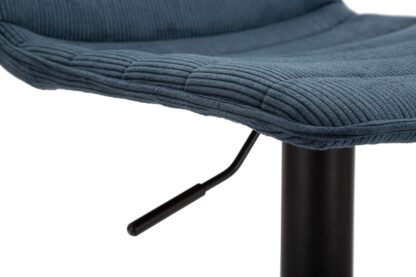 SGABELLO BAR HIGH NAVY CM 43X49,5X85,5-107(SEDUTA CM 61-82,5) SET 2PCS - immagine 7