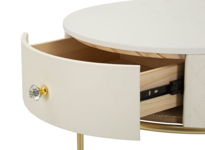 COMODINO/TOLETTA C/PUFF SHARON CM Ø 52X70 - Ø 36X39 - immagine 4