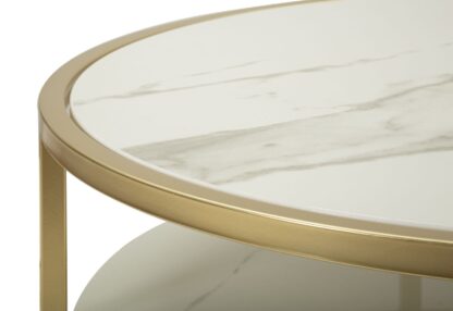 TAVOLINO DA CAFFÈ SHARON CM Ø 75X40 - immagine 6