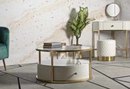 TAVOLINO DA CAFFÈ SHARON CM Ø 75X40 - immagine 8