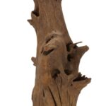 SCULTURA AKAR IN TEAK RICICLATO CM 23X27X64 (PEZZI UNICI - NON RIP. IN SERIE)