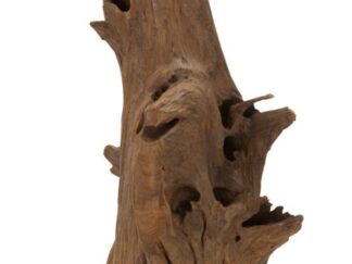 SCULTURA AKAR IN TEAK RICICLATO CM 23X27X64 (PEZZI UNICI - NON RIP. IN SERIE)