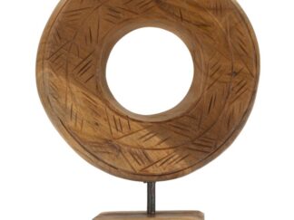 SCULTURA DORAT IN TEAK RIC. CM 20X10X28 (PEZZI UNICI - NON RIP. IN SERIE)