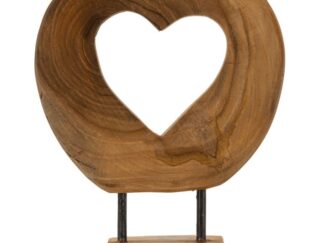 SCULTURA HASI IN TEAK RIC. CM 20X10X28  (PEZZI UNICI - NON RIP. IN SERIE)