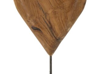 SCULTURA DOBU IN TEAK RICICLATO CM 25X12X45 (PEZZI UNICI - NON RIP. IN SERIE)