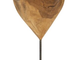 SCULTURA DOBU IN TEAK RICICLATO CM 20X12X37 (PEZZI UNICI - NON RIP. IN SERIE)