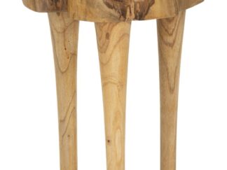 SGABELLO KURSI IN TEAK RICICLATO CM Ø 35X45 (PEZZI UNICI - NON RIP. IN SERIE)