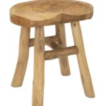 SGABELLO SEL IN TEAK RICICLATO CM 40X32X42 (PEZZI UNICI - NON RIP. IN SERIE)