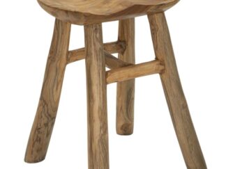 SGABELLO SEL SLIM IN TEAK RIC. CM 35X30X42 (PEZZI UNICI - NON RIP. IN SERIE)