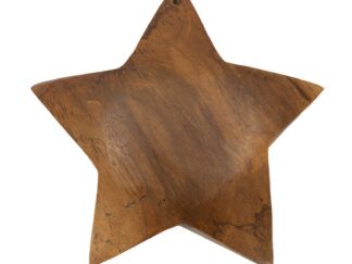 DECORAZIONE BINTANG DA APP.IN TEAK RIC. CMØ19X5 MIN2(PEZZI UNICI-NON RIP. IN SER