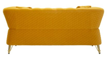 DIVANO EMY SENAPE C/CUSCINI CM 162X83X76 - immagine 9