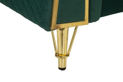 DIVANO EMY VERDE C/CUSCINI CM 162X83X76 - immagine 12