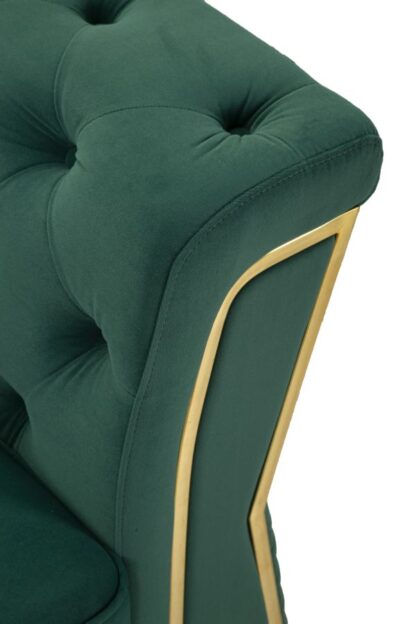 DIVANO EMY VERDE C/CUSCINI CM 162X83X76 - immagine 5
