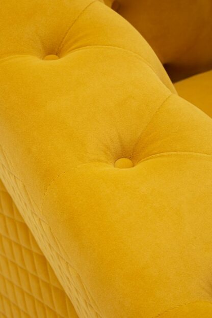 POLTRONA EMY SENAPE C/CUSCINO CM 104X83X76 - immagine 4