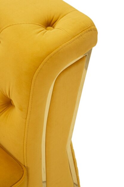 POLTRONA EMY SENAPE C/CUSCINO CM 104X83X76 - immagine 7