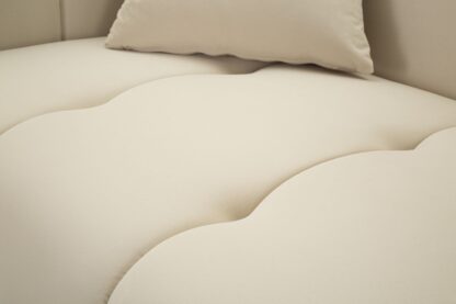 DIVANO ALMA CREMA C/CUSCINI CM 155X81X71 - immagine 6