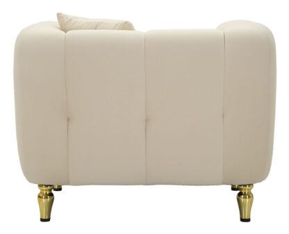 POLTRONA ALMA CREMA C/CUSCINO CM 97X81X71 - immagine 8