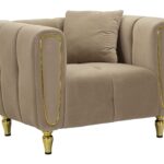 POLTRONA ALMA GRIGIO C/CUSCINO CM 97X81X71