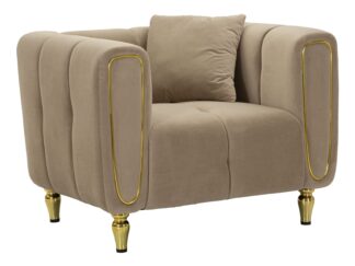 POLTRONA ALMA GRIGIO C/CUSCINO CM 97X81X71