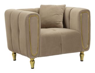 POLTRONA ALMA GRIGIO C/CUSCINO CM 97X81X71