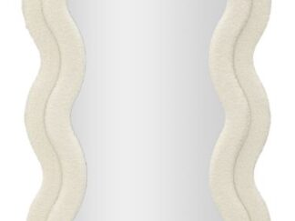 SPECCHIO DA MURO TEDDY CREMA CM 60X4X160