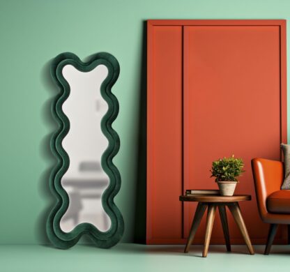 SPECCHIO DA MURO MONICA VERDE CM 58X4X160 - immagine 7