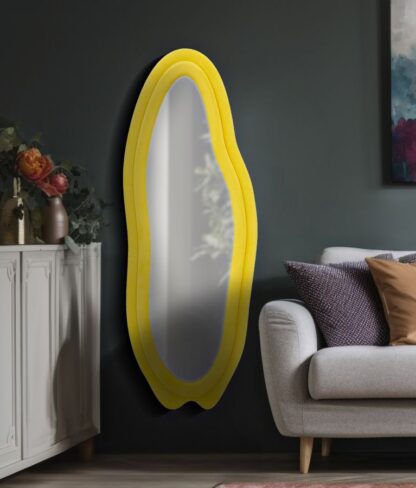 SPECCHIO DA MURO CHANEL GIALLO CM 60X4X160 - immagine 7