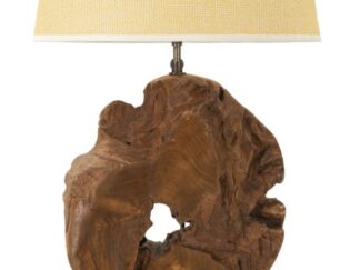 LAMPADA TEAK DA TAVOLO KEPALA CM Ø 35X69