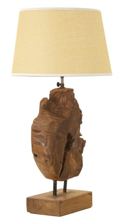 LAMPADA TEAK DA TAVOLO KEPALA CM Ø 35X69 - immagine 2