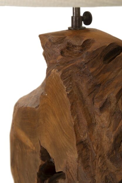 LAMPADA TEAK DA TAVOLO KEPALA CM Ø 35X69 - immagine 4