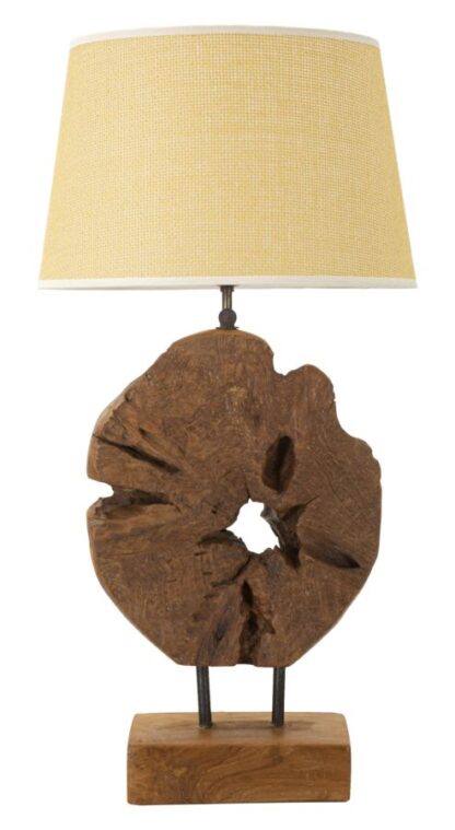 LAMPADA TEAK DA TAVOLO KEPALA CM Ø 35X69 - immagine 6