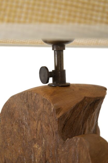 LAMPADA TEAK DA TAVOLO KEPALA CM Ø 35X69 - immagine 8