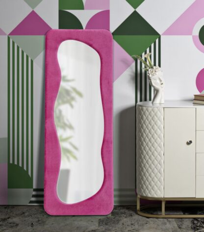 SPECCHIO DA MURO THEODOR FUXIA CM 60X4X160 - immagine 5