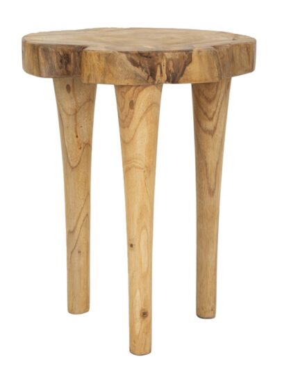 SGABELLO KURSI IN TEAK RICICLATO CM Ø 35X45 (PEZZI UNICI - NON RIP. IN SERIE) - immagine 2