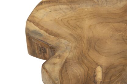 SGABELLO KURSI IN TEAK RICICLATO CM Ø 35X45 (PEZZI UNICI - NON RIP. IN SERIE) - immagine 4