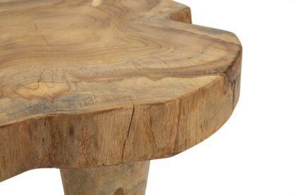 SGABELLO KURSI IN TEAK RICICLATO CM Ø 35X45 (PEZZI UNICI - NON RIP. IN SERIE) - immagine 5