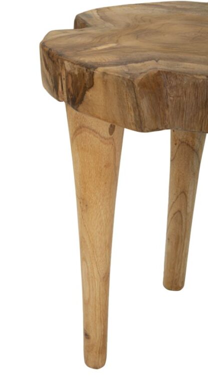 SGABELLO KURSI IN TEAK RICICLATO CM Ø 35X45 (PEZZI UNICI - NON RIP. IN SERIE) - immagine 6