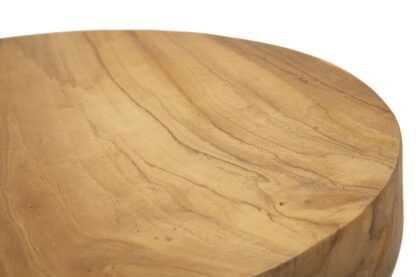 SGABELLO JAMET IN TEAK RICICLATO CM Ø 35X40 (PEZZI UNICI - NON RIP. IN SERIE) - immagine 7