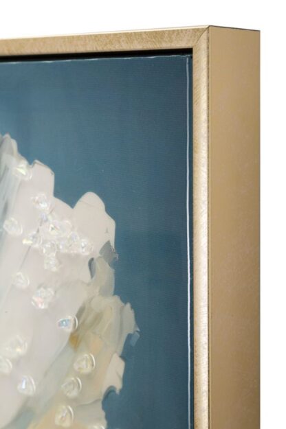 DIPINTO SU TELA LACCATO BLUEY C/CORNICE CM 42X3,5X62 - immagine 4
