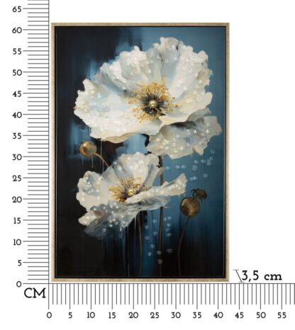 DIPINTO SU TELA LACCATO BLUEY C/CORNICE CM 42X3,5X62 - immagine 6