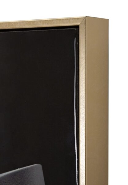 DIPINTO SU TELA LACCATO WIEN HAT -B- C/CORNICE CM 62X4X92 - immagine 3